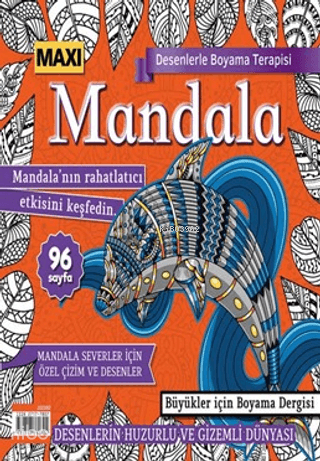 Maxi Mandala Desenlerle Boyama Terapisi 10 | Bertan Kodamanoğlu | Maxi