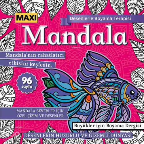 Maxi Mandala Desenlerle Boyama Terapisi 11 | Kolektif | Maxi Yayıncılı