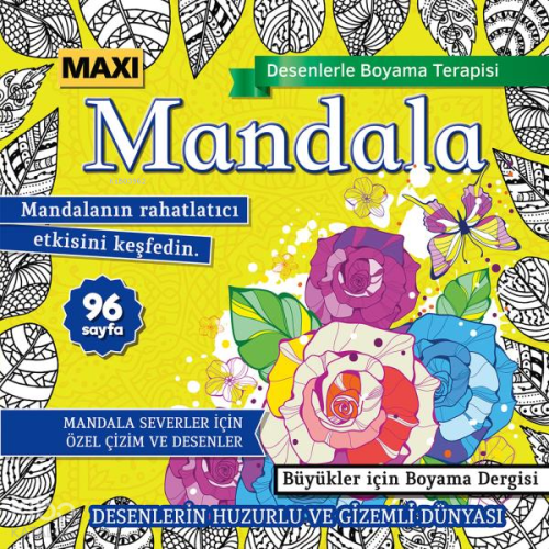 Maxi Mandala Desenlerle Boyama Terapisi 16 | Kolektif | Maxi Yayıncılı