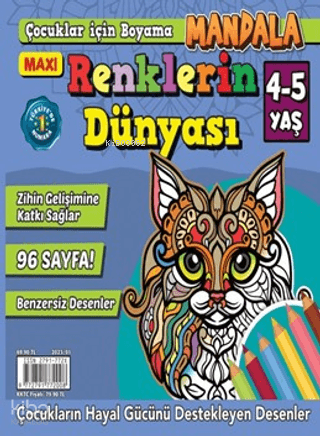 Maxi Mandala Renklerin Dünyası 5 | Bertan Kodamanoğlu | Maxi Yayıncılı