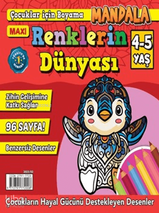 Maxi Mandala Renklerin Dünyası 6 | Bertan Kodamanoğlu | Maxi Yayıncılı