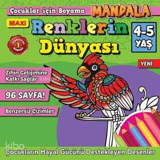 Maxi Renklerin Dünyası Çocuklar İçin Boyama 8