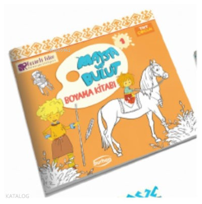 Maysa Ve Bulut Boyama Kitabı 1 | Mustafa Yavuz Gül | Burhan Yayınları