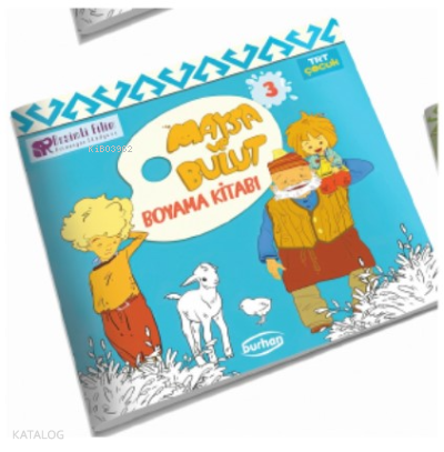 Maysa Ve Bulut Boyama Kitabı 3 | Mustafa Yavuz Gül | Burhan Yayınları