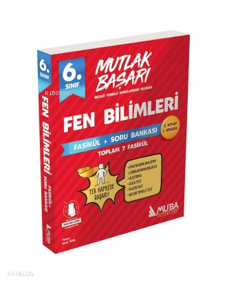 MB 6.Sınıf Fen Bilimleri Fasikül + Soru Bankası | Kolektif | Muba Yayı