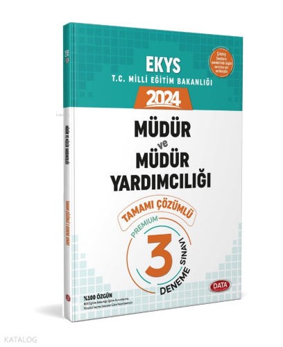 MEB EKYS Müdür Ve Müdür Yardımcılığı 3 Deneme Sınavı Tamamı Çözümlü