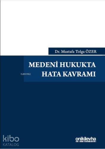 Medeni Hukukta Hata Kavramı