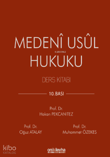 Medeni Usul Hukuku Ders Kitabı