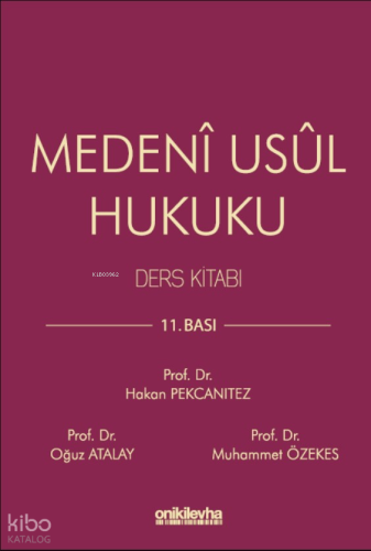 Medeni Usul Hukuku Ders Kitabı