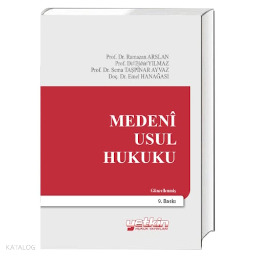 Medeni Usul Hukuku | Ejder Yılmaz | Yetkin Yayınları