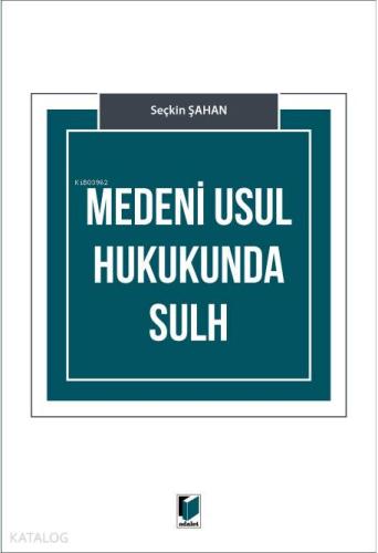 Medeni Usul Hukukunda Sulh