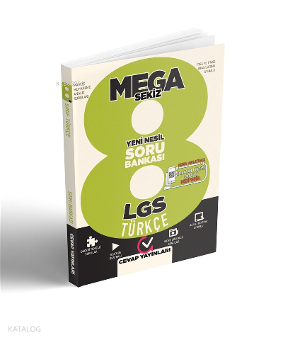 Mega 8 Lgs Türkçe Yeni Nesil Soru Bankası
