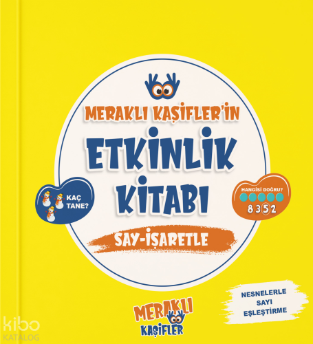 Meraklı Kaşifler'in Etkinlik Kitabı Say - İşaretle | Kolektif | Merakl