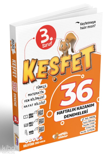 Meraklı Zihinler Yayınları 3. Sınıf 36 Haftalık  Kazanım Denemeleri