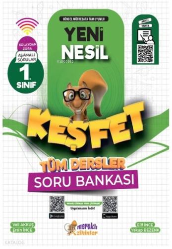 Meraklı Zihinler Yeni Nesil Keşfet 1.Sınıf Tüm Dersler Soru Bankası