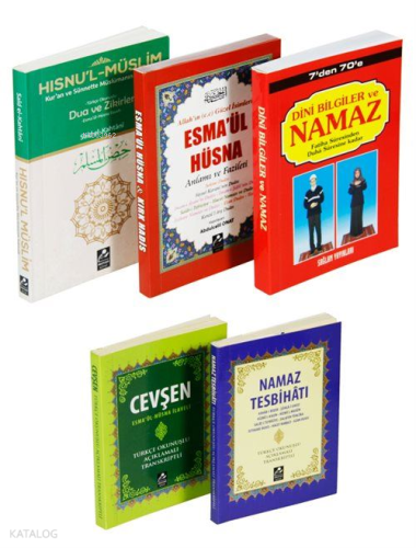 Mercan Dua ve Namaz Hocası Seti (Cep Boy 5 Kitap Set) | Abdulcelil Ona