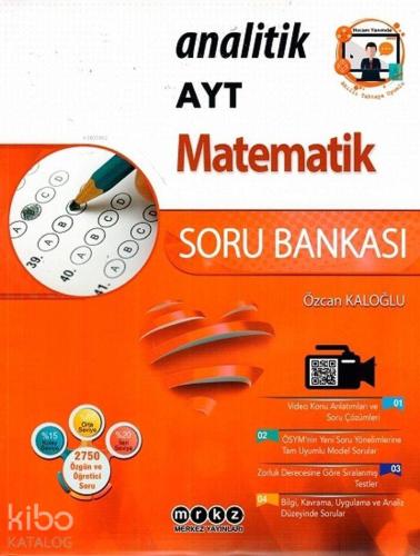 Merkez Yayınları AYT Matematik Analitik Soru Bankası Merkez
