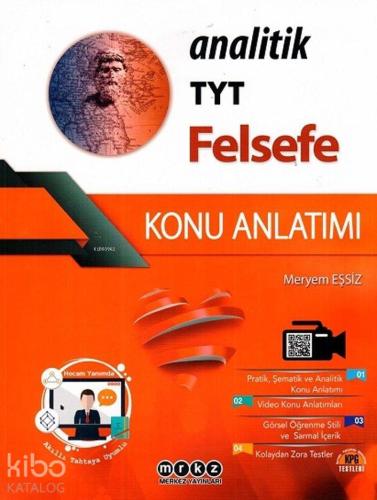 Merkez Yayınları TYT Felsefe Analitik Konu Anlatımı Merkez