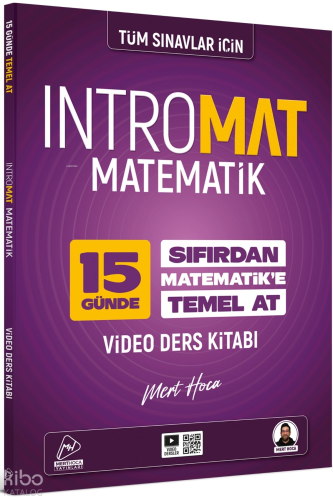 Mert Hoca Yayınları Tüm Sınavlar İçin IntroMat Matematik Video Ders Kitabı