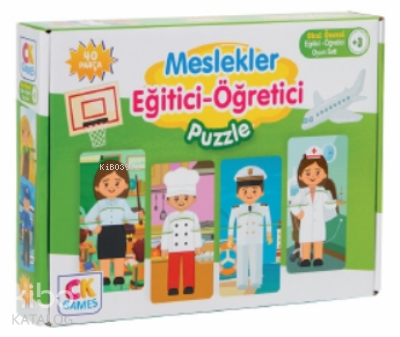Meslekleri Öğreniyorum Okul Öncesi Oyun Seti +3 Yaş;Eğitici Öğretici 4