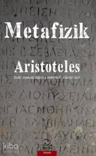 Metafizik | Aristoteles (Aristo) | Pinhan Yayıncılık
