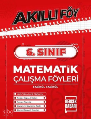 Metafor 6.Sınıf Matematik Akıllı Föy