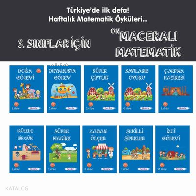 Metafor Yayınları On Maceralı Matematik (10 Kitap)