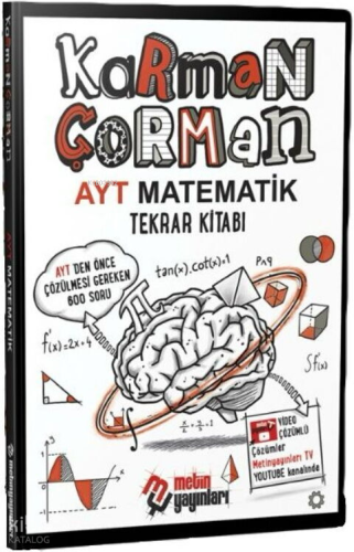 Metin Yayınları Karman Çorman AYT Matematik | Kolektif | Metin Yayıncı