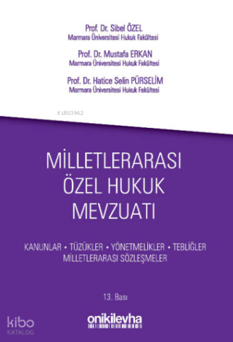 Milletlerarası Özel Hukuk Mevzuatı