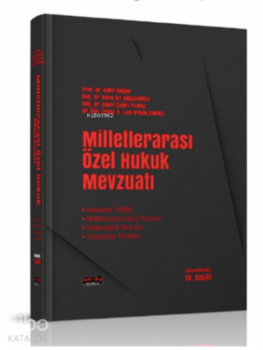 Milletlerarası Özel Hukuk Mevzuatı