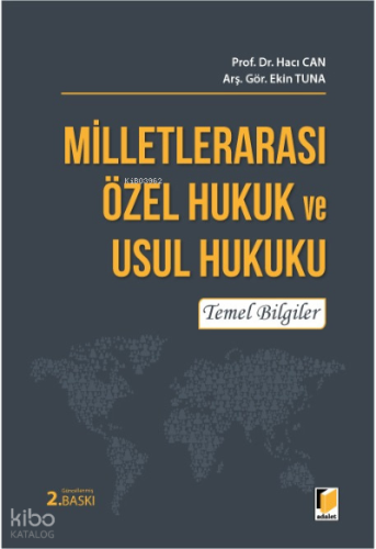 Milletlerarası Özel Hukuk ve Usul Hukuku Temel Bilgiler