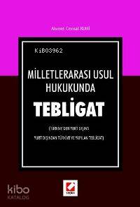 Milletlerarası Usul Hukukunda Tebligat