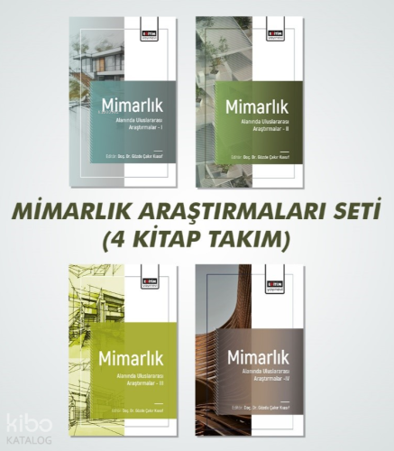 Mimarlık Araştırmaları Seti (4 Kitap)