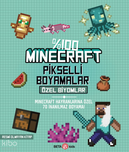 Minecraft Pikselli Boyama – Özel Biyomlar | Kolektif | Beta Kids