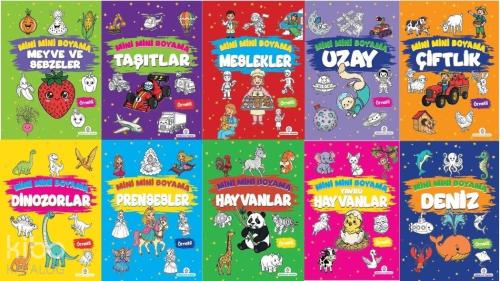 Mini Mini Boyama (10 Kitap) | Kolektif | Atlı Karınca Yayıncılık