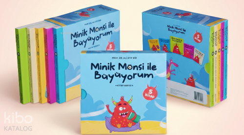 Minik Monsi ile Büyüyorum Seti (5 Kitap - Ciltli - Kutulu) | Ali Atıf 