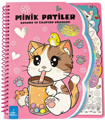 Minik Patiler Boyama ve Çıkartma Eğlencesi (Spiralli) | Kolektif | Büy