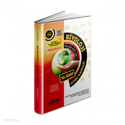 Miray 10. Sınıf Biyoloji Konu Özetli Soru Bankası | Kolektif | Miray Y