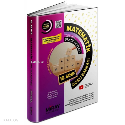 Miray 10. Sınıf Matematik Soru Bankası | Kolektif | Miray Yayınları
