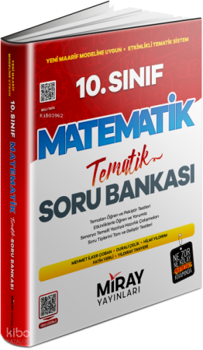 Miray 10. Sınıf Matematik Tematik Soru Bankası | Kolektif | Miray Yayı