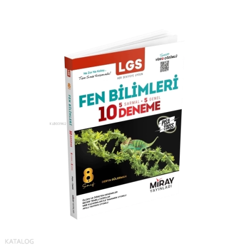 Miray 8. Sınıf Fen Bilimleri 10 Deneme | Kolektif | Miray Yayınları