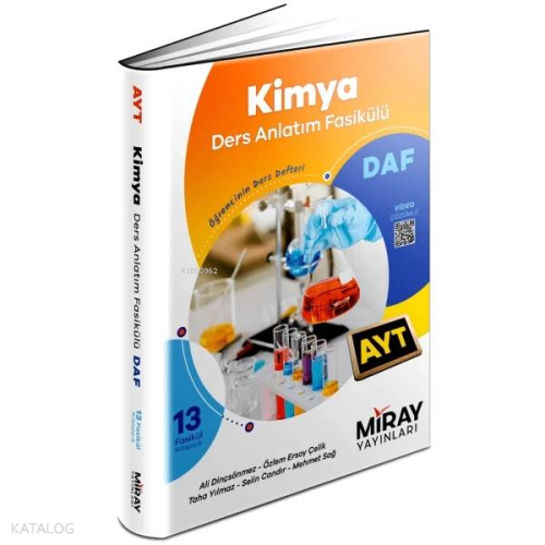 Miray AYT Kimya Ders Anlatım Fasikülleri | Ali Dinçsönmez | Miray Yayı