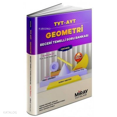 Miray TYT-AYT Geometri Soru Bankası | Kolektif | Miray Yayınları
