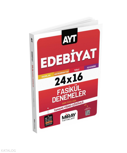 Miray Yayınları AYT Edebiyat 16 Fasikül Deneme | Kolektif | Miray Yayı