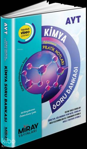 Miray Yayınları AYT Kimya Soru Bankası Miray