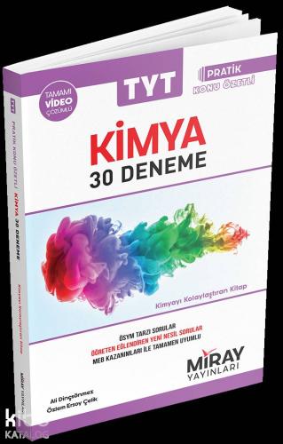 Miray Yayınları TYT Kimya 30 Deneme Miray | | Miray Yayınları