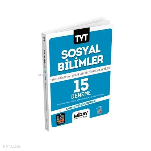 Miray Yayınları TYT Sosyal Bilimler 15 Deneme | Kolektif | Miray Yayın