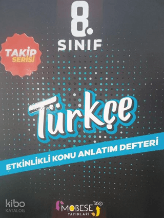 Mobese 360 Yayınları 8. Sınıf Türkçe Takip Serisi Etkinlikli Konu Anlatım Defteri