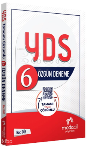 Modadil Yayınları YDS Tamamı Yazılı Çözümlü 6 Özgün Deneme | Naci Düz 