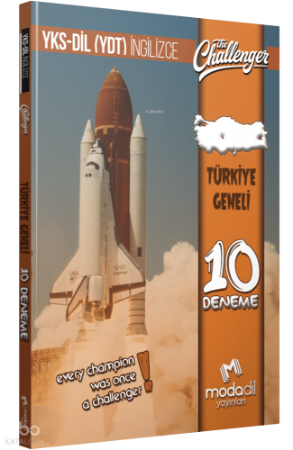 Modadil Yayınları YKS-DİL (YDT) The Challenger - Türkiye Geneli 10 Den